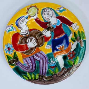 Piatto Tondo DS 25 cm PT25DS-05 danza Piatto Tondo DS 25 cm PT25DS-05 danza